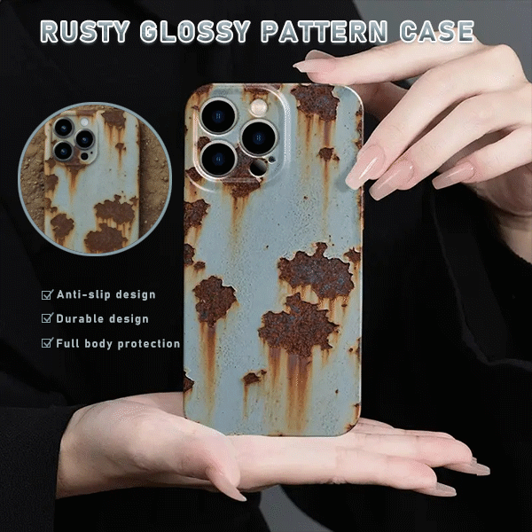 🔥 Today only: $14.99📱 Rusty Glossy Pattern iPhone Case
